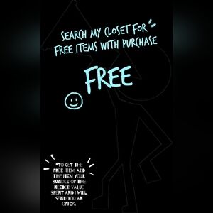Free Items with Purchase